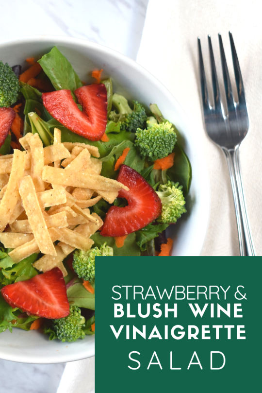 Strawberry and Blush Wine Vinaigrette Recipe Pinterest