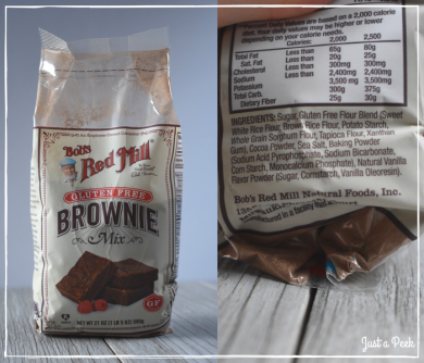 Bobs Red Mill review gluten free brownie box