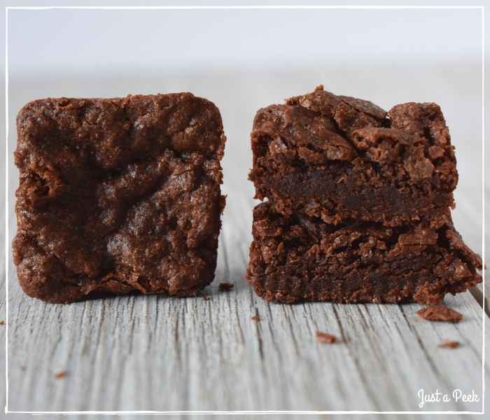 Bobs Red Mill review gluten free brownie cross section