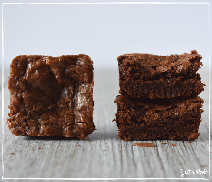 cup4cup review gluten free brownie cross section