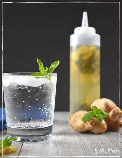 Ginger Mint Simple Syrup Recipe