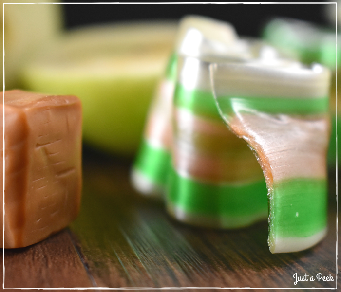 Caramel Filled Apple Ribbon Candy Recipe 1